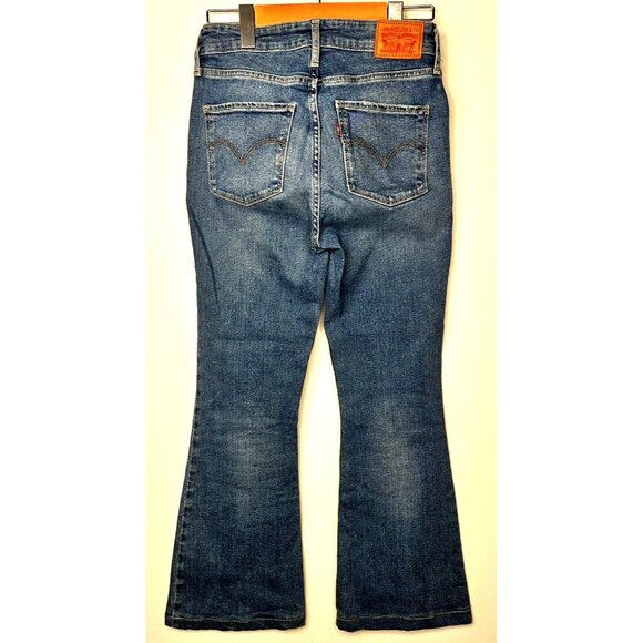Levi's Womens Jeans 70's High Rise Bell Bottom Flare Distressed Cotton Sz 26x26 - Picture 2 of 16